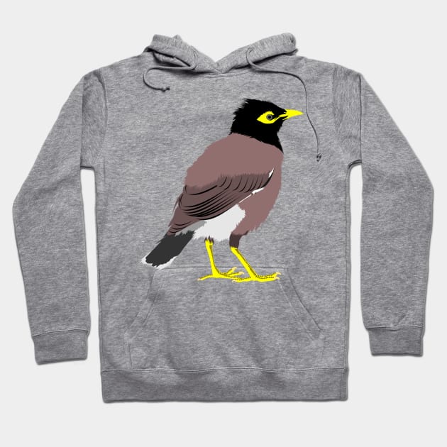 Common Myna Hoodie by stargatedalek